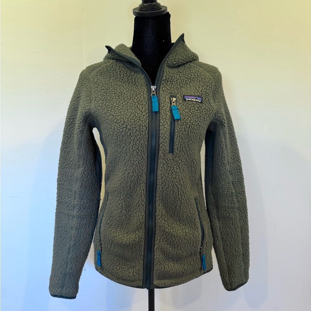 Patagonia Forest Green Fleece Jacket